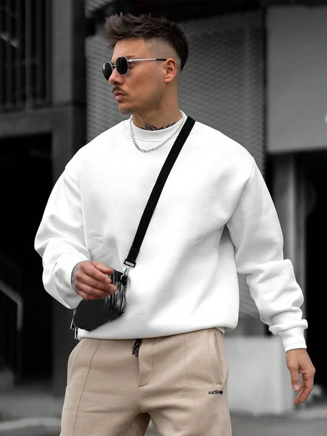 Men’s Sweater Plain - Amsterdam Sweater