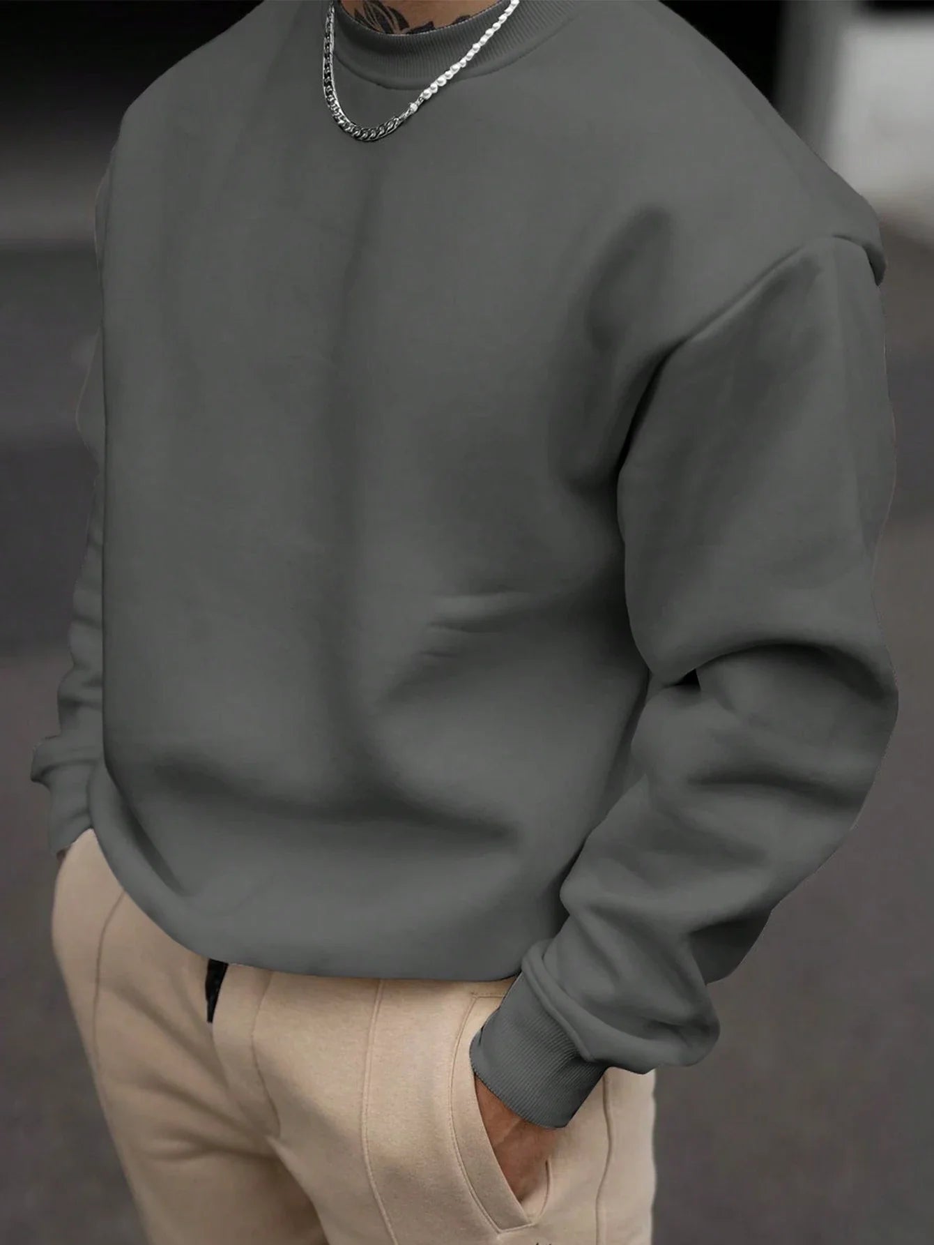 Men’s Sweater Plain - Amsterdam Sweater