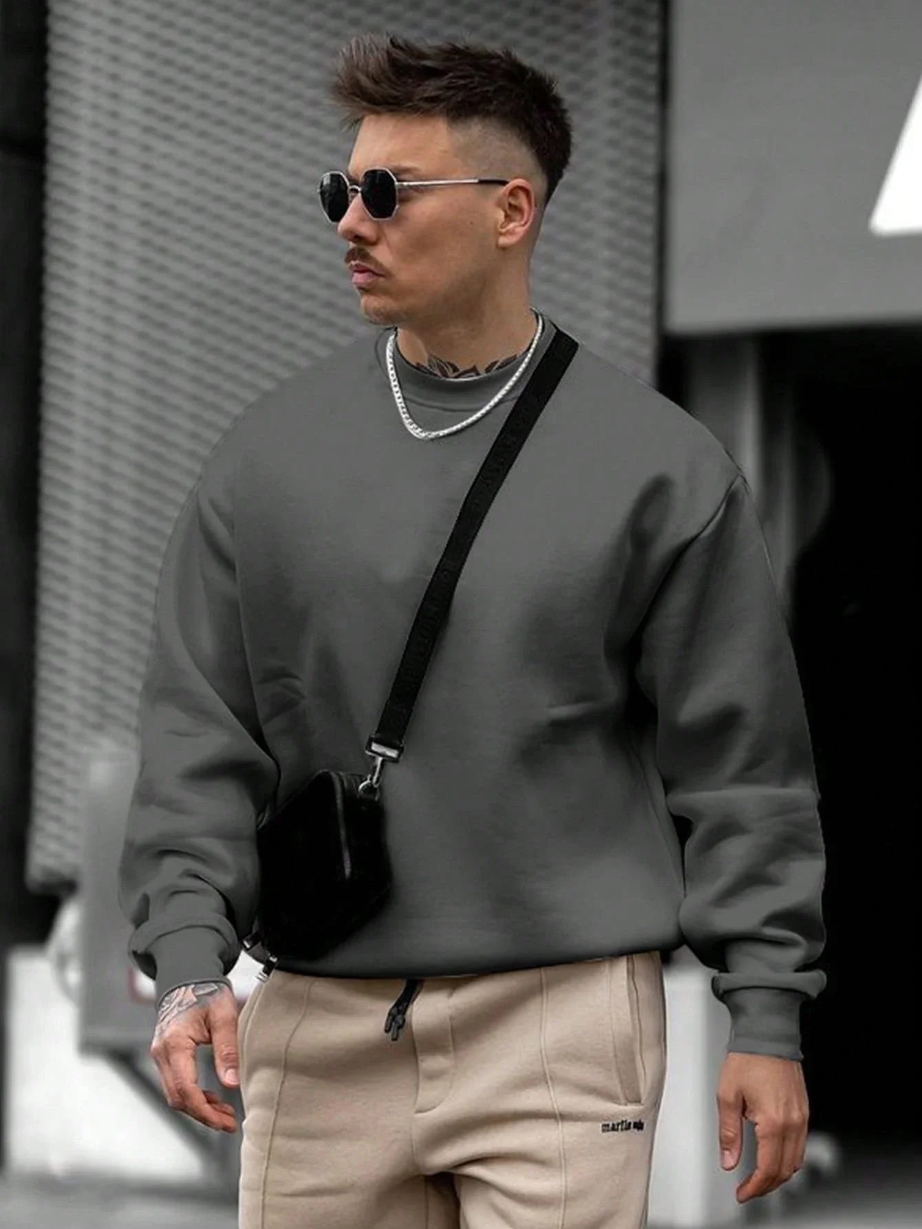 Men’s Sweater Plain - Amsterdam Sweater