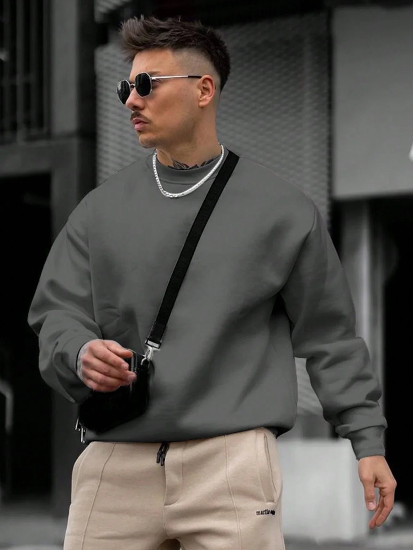 Men’s Sweater Plain - Amsterdam Sweater