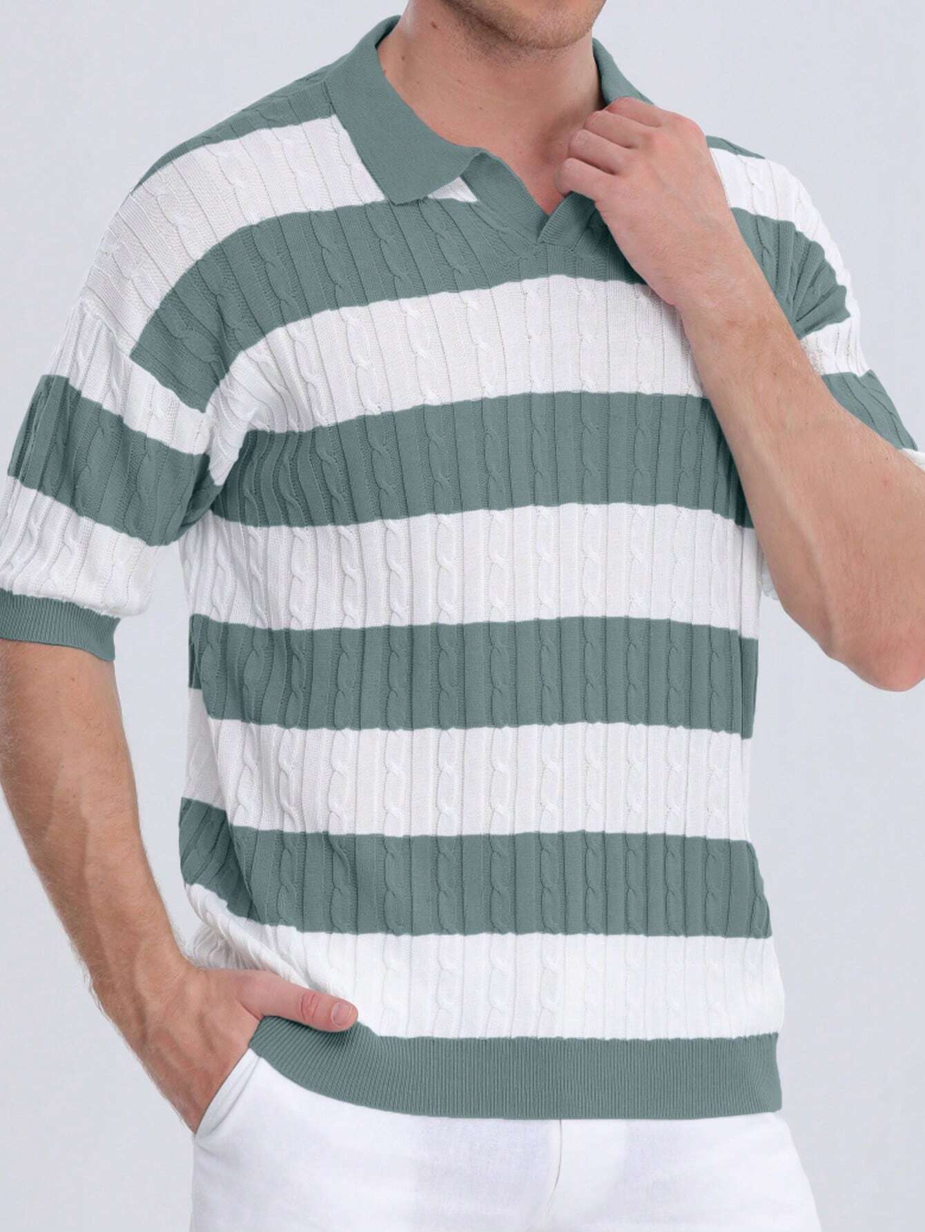 Men’s Textured Polo Shirt – Bergamo Polo Shirt