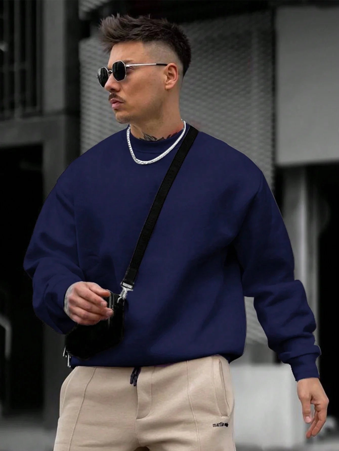 Men’s Sweater Plain - Amsterdam Sweater