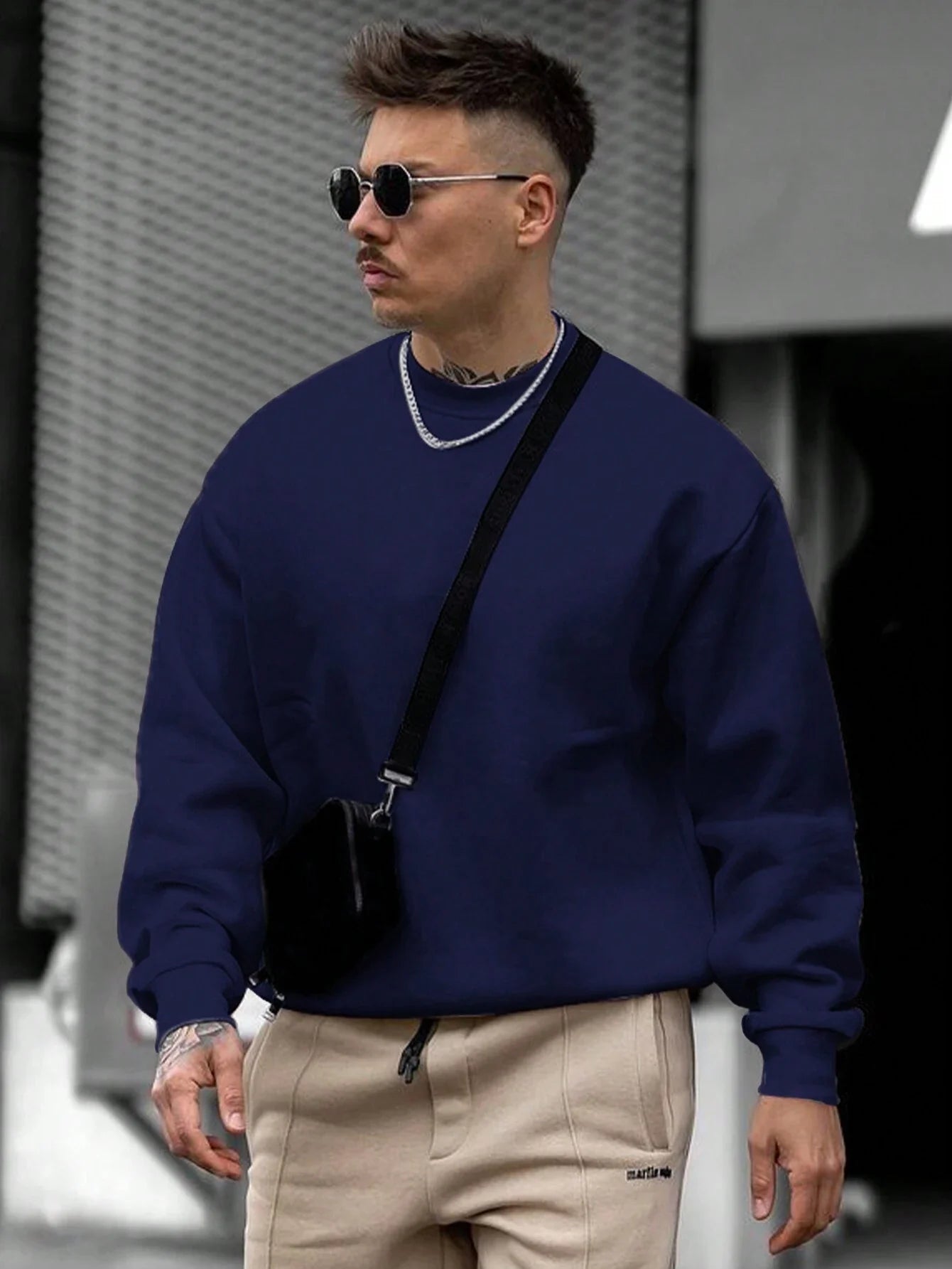 Men’s Sweater Plain - Amsterdam Sweater