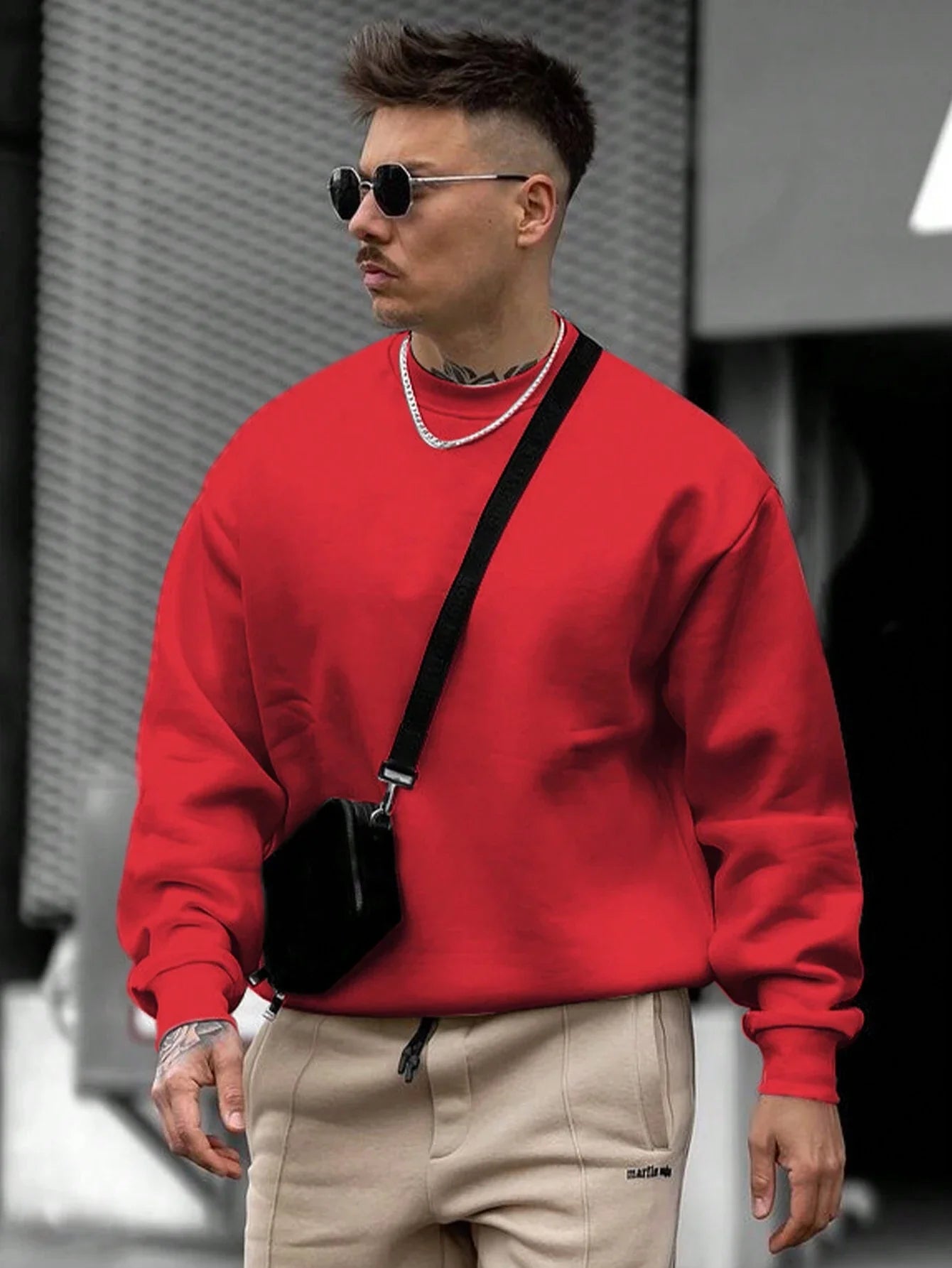 Men’s Sweater Plain - Amsterdam Sweater