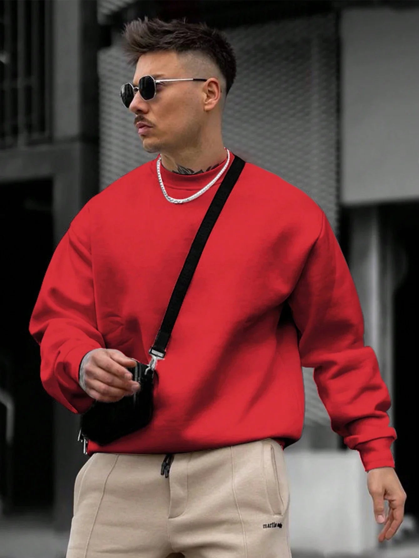 Men’s Sweater Plain - Amsterdam Sweater