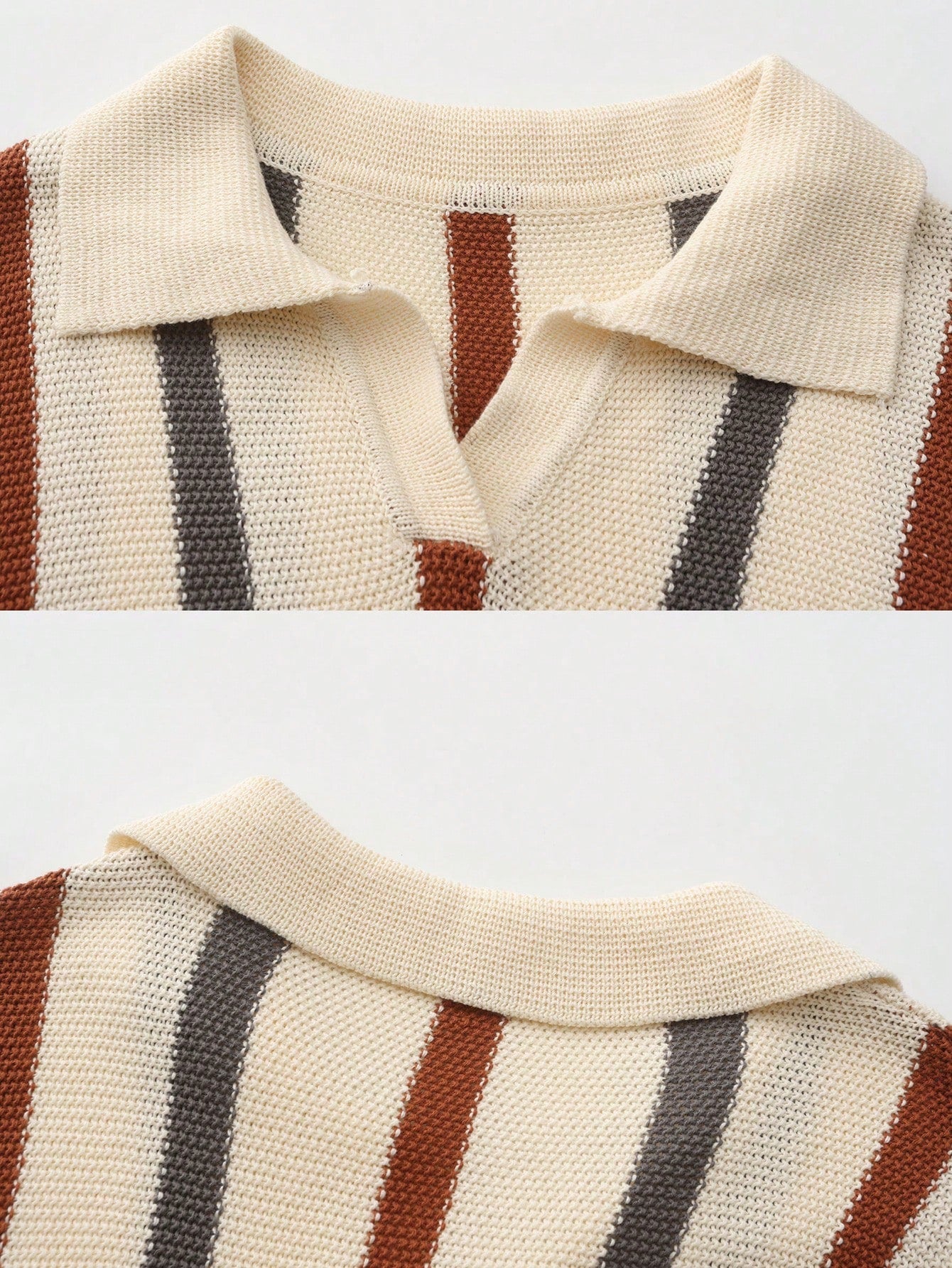 Men’s Striped Knit Polo Shirt – Malta Polo Shirt