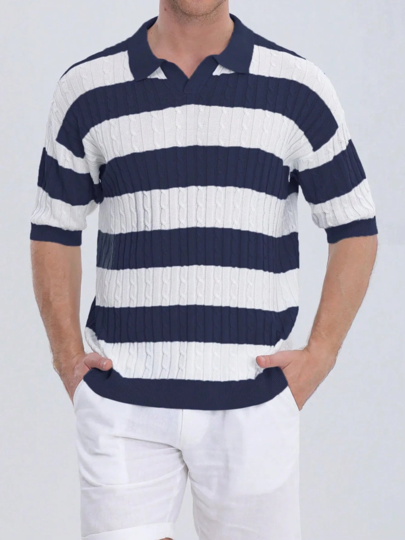 Men’s Textured Polo Shirt – Bergamo Polo Shirt