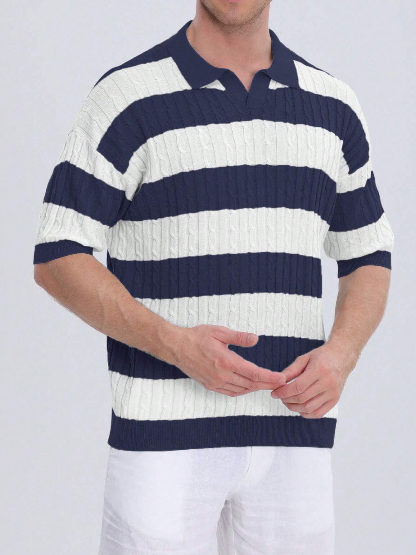 Men’s Textured Polo Shirt – Bergamo Polo Shirt