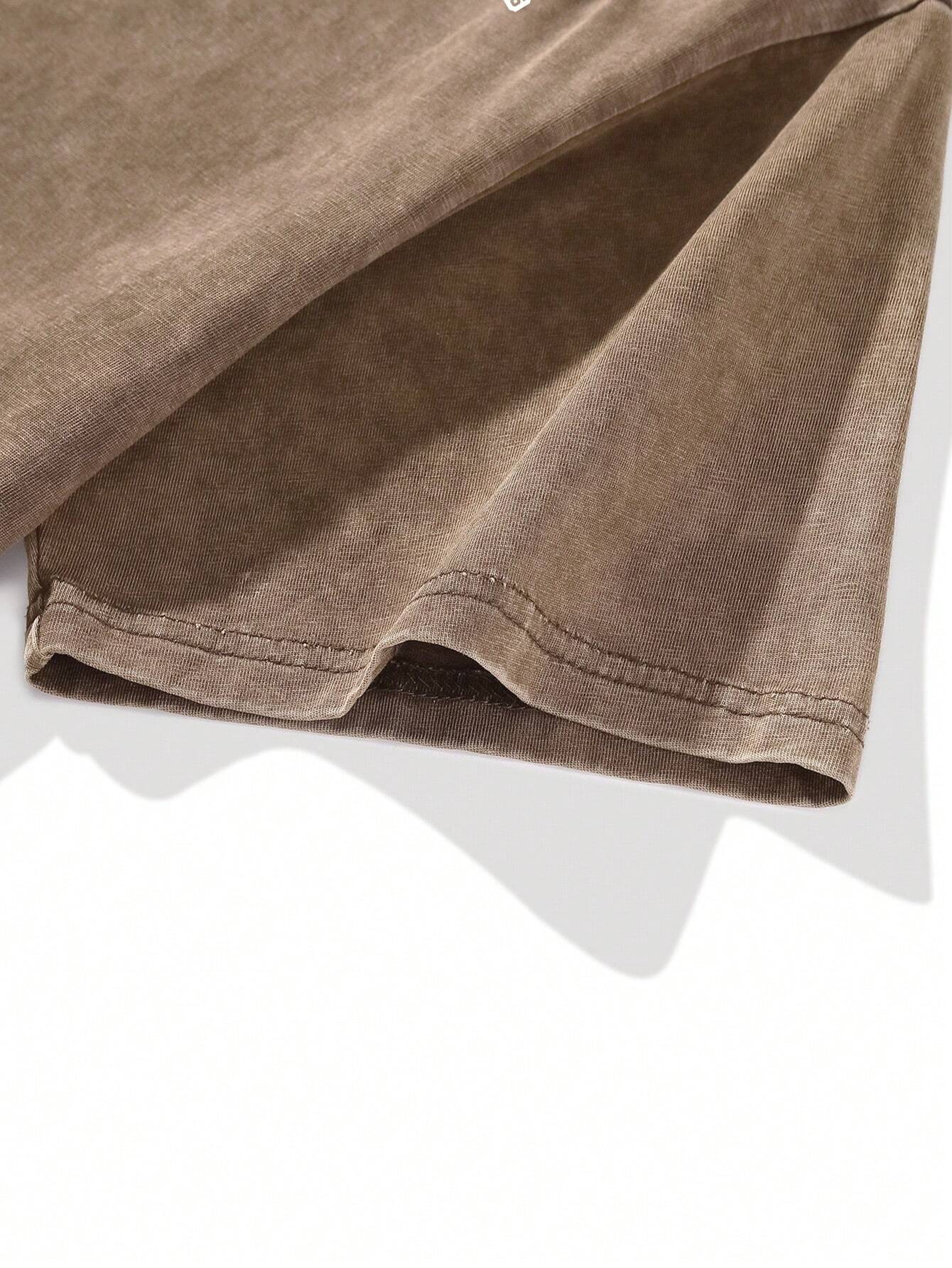 Men’s Oversized Distressed T-Shirt – Futury Lady T-Shirt