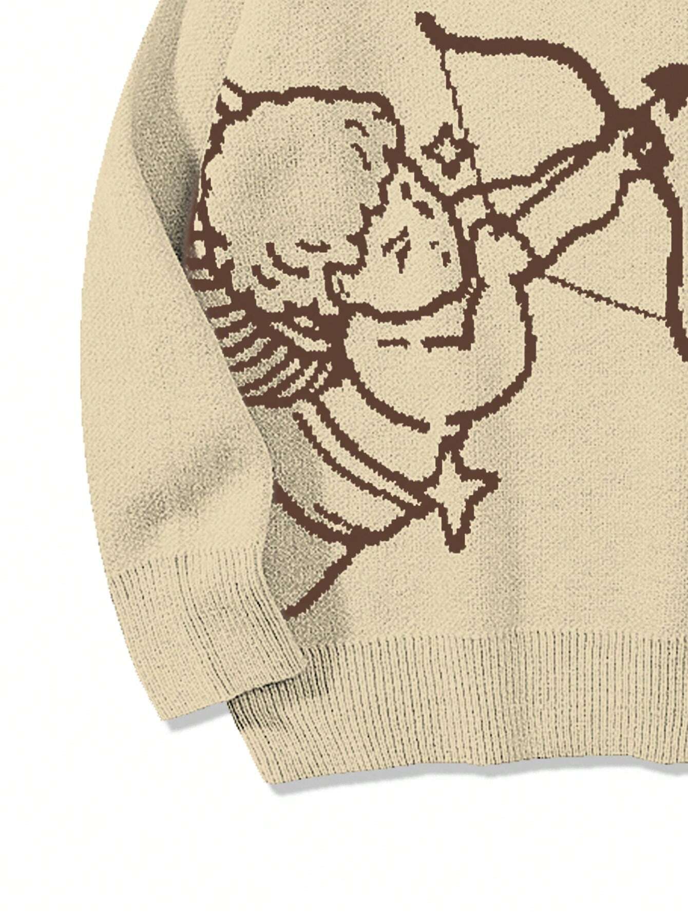 Men’s Printed Sweater – Cupid Love Sweater