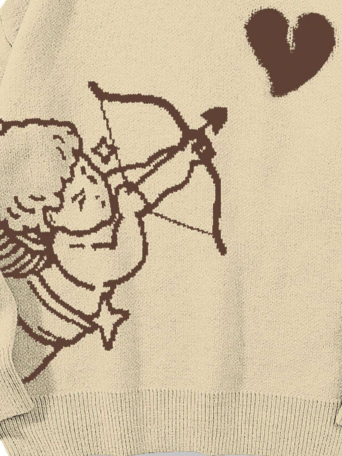 Men’s Printed Sweater – Cupid Love Sweater