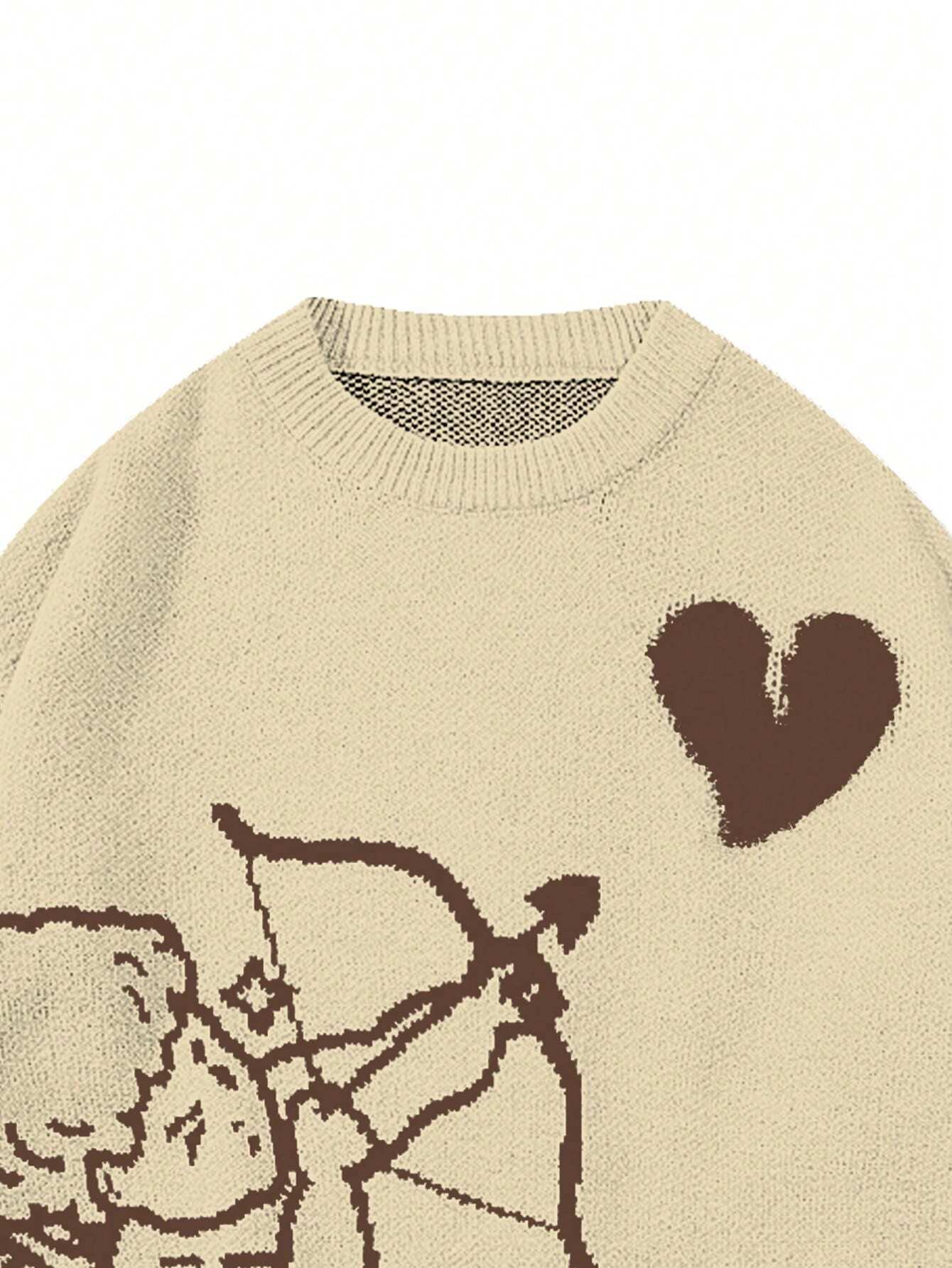 Men’s Printed Sweater – Cupid Love Sweater