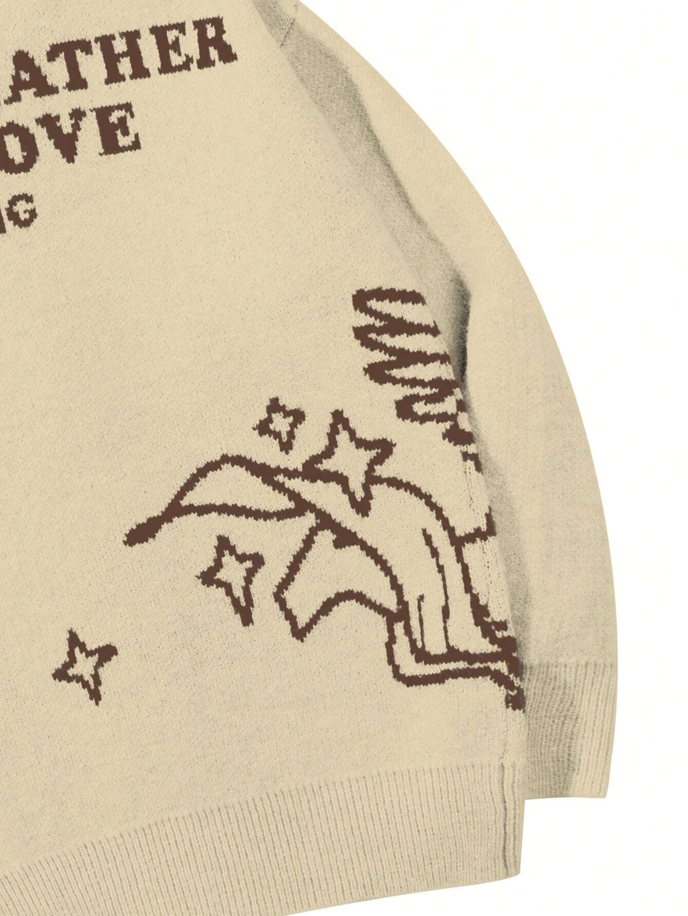 Men’s Printed Sweater – Cupid Love Sweater