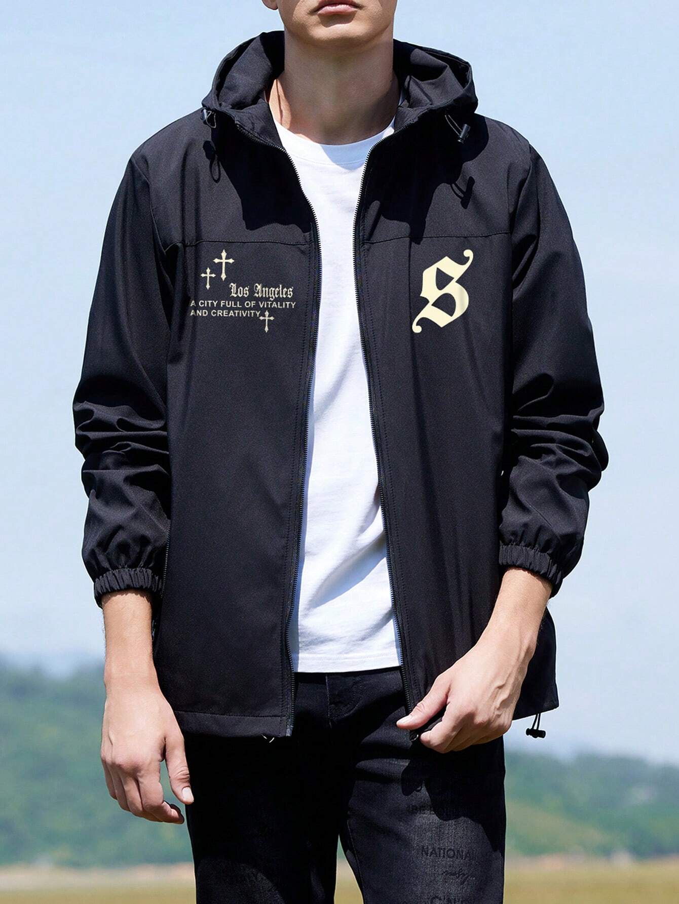 Men’s Windbreaker Jacket – Los Angeles Jacket