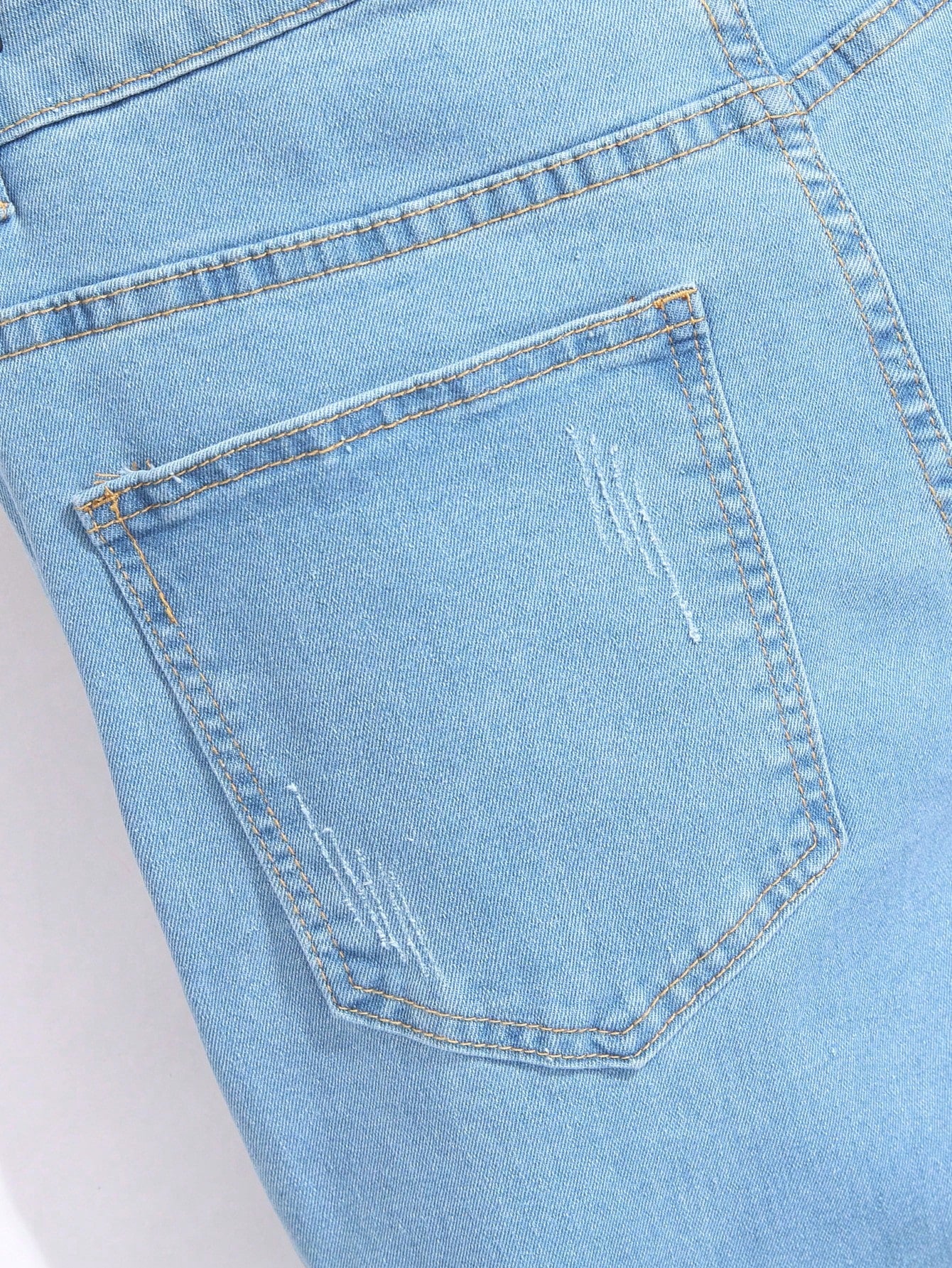 Men’s Distressed Jeans with Details – Dallas Jeans