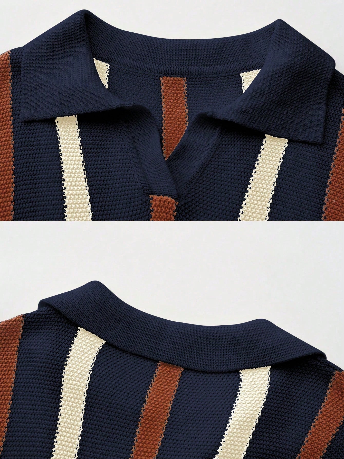 Men’s Striped Knit Polo Shirt – Malta Polo Shirt