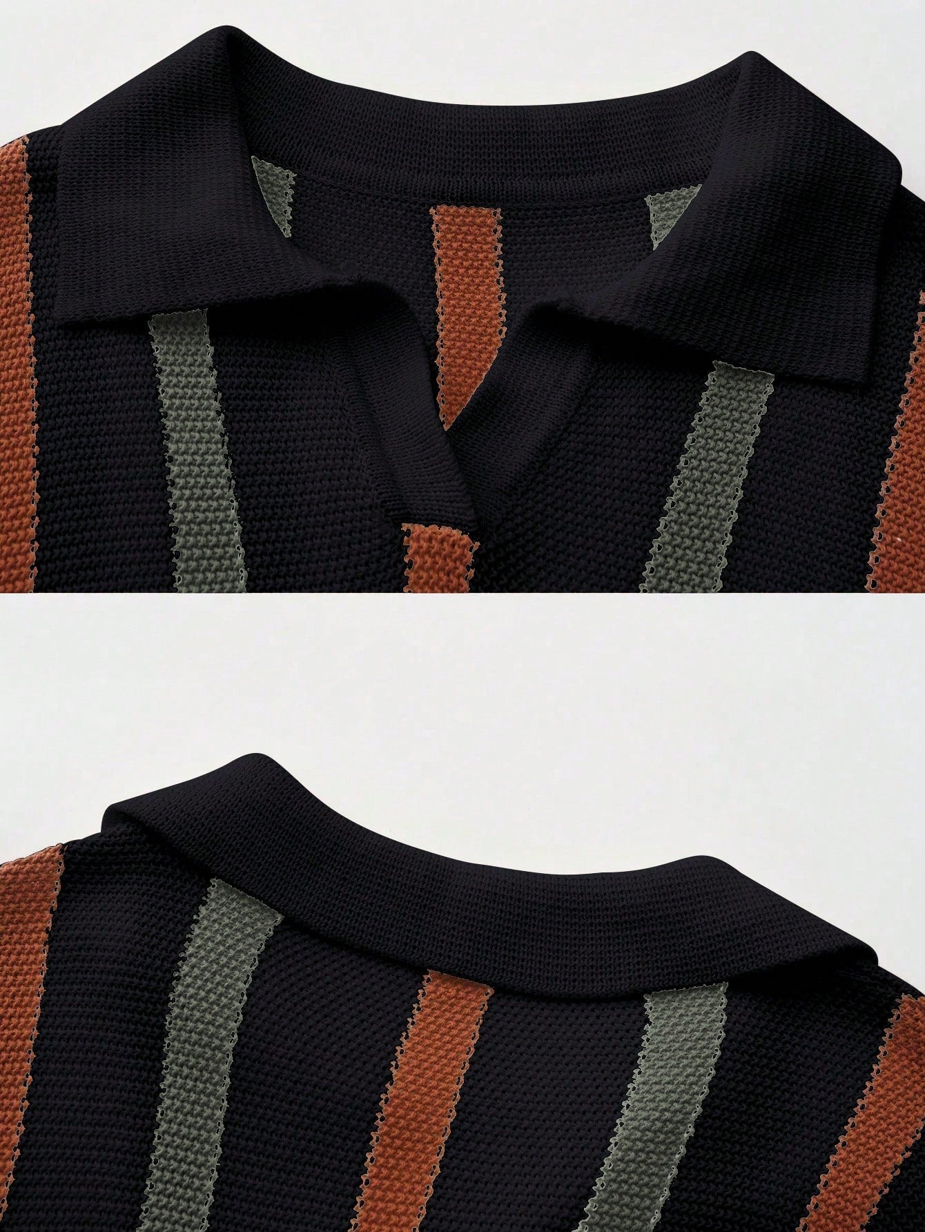 Men’s Striped Knit Polo Shirt – Malta Polo Shirt