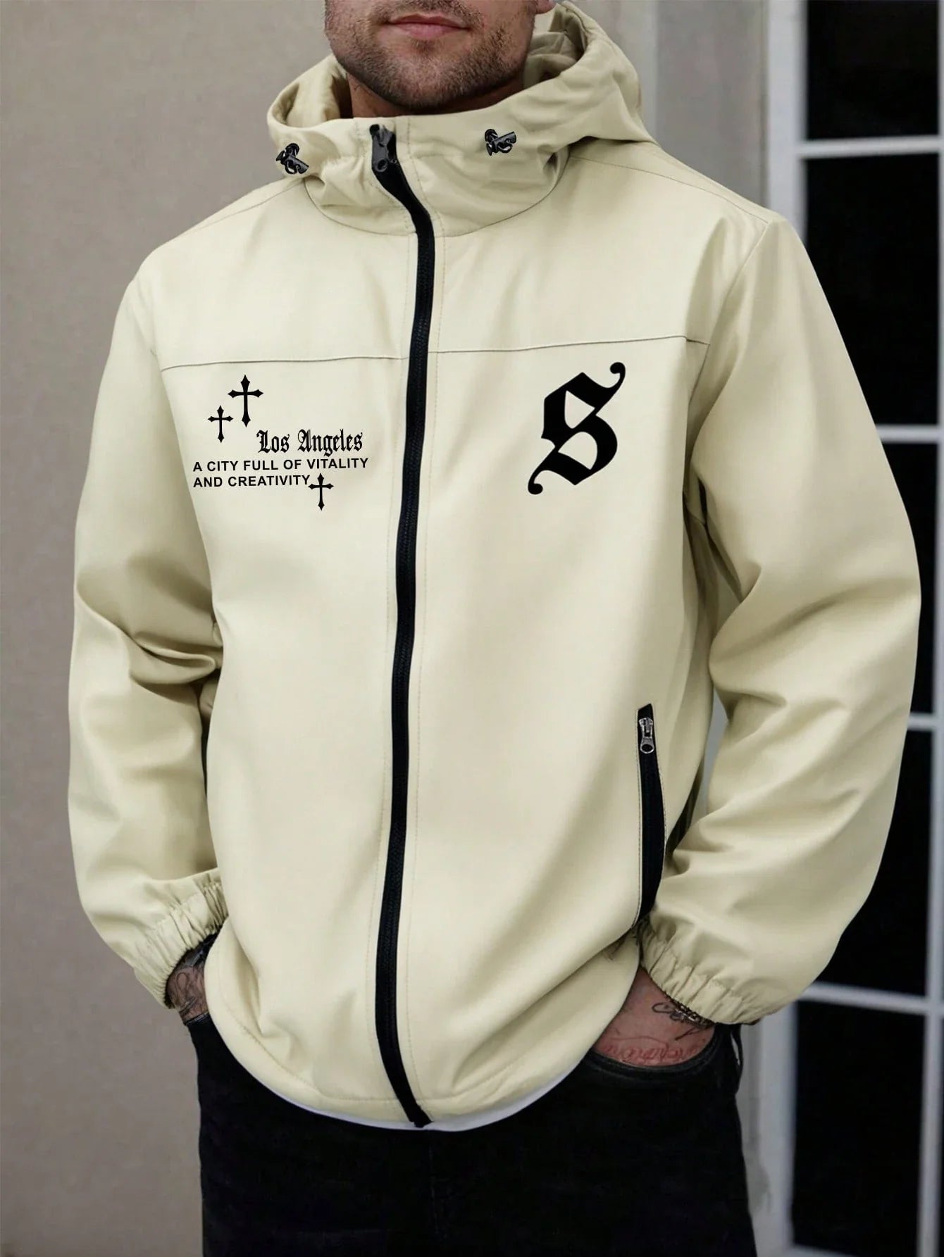 Men’s Windbreaker Jacket – Los Angeles Jacket