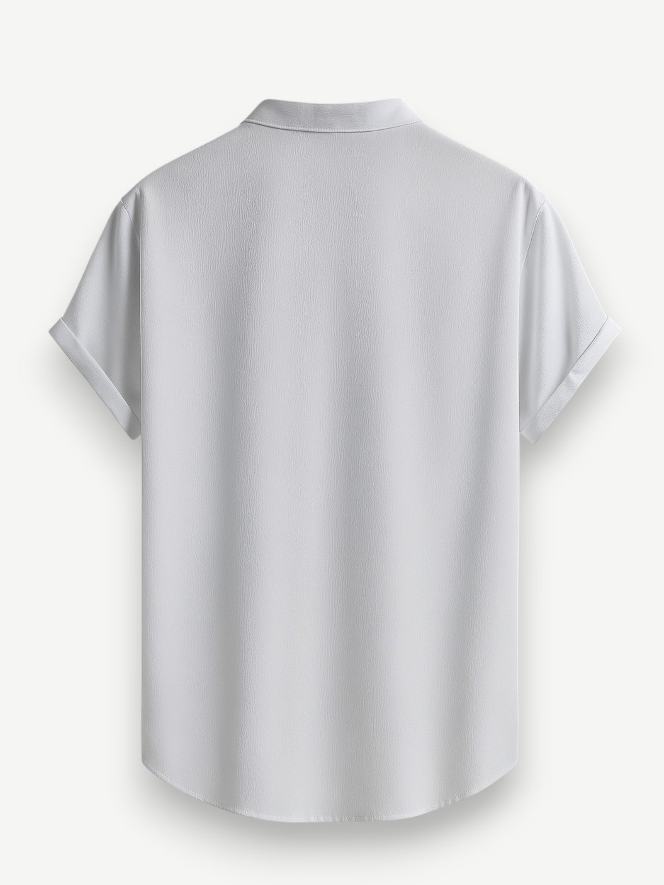 Men’s Grandad Collar Short Sleeve Shirt – Santorini Shirt