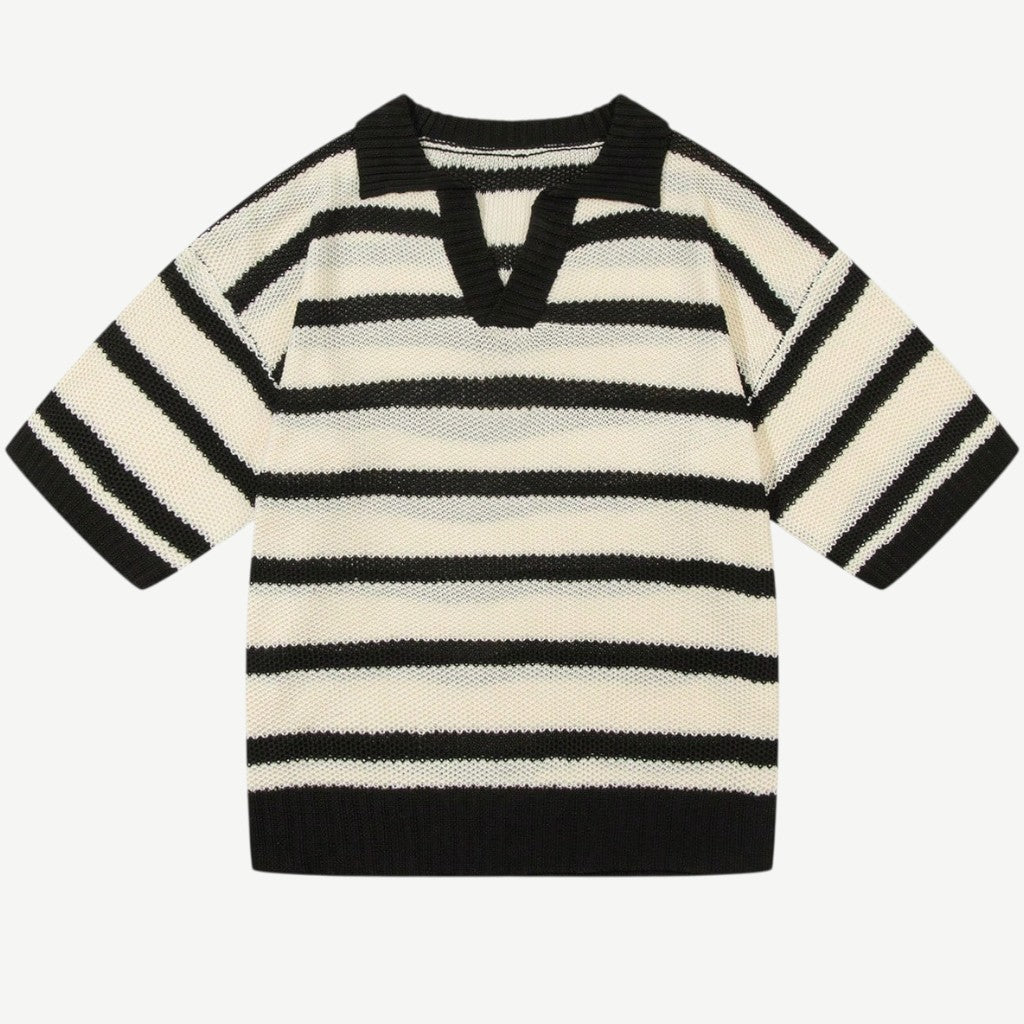 Men’s Oversized Knit Polo Shirt – Mallorca Polo Shirt