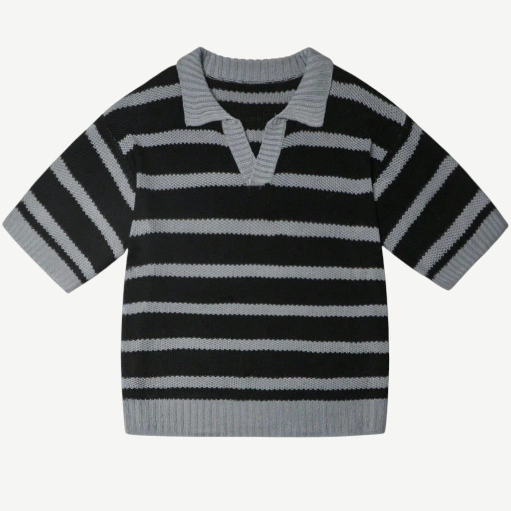 Men’s Oversized Knit Polo Shirt – Mallorca Polo Shirt