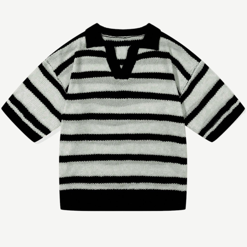 Men’s Oversized Knit Polo Shirt – Mallorca Polo Shirt