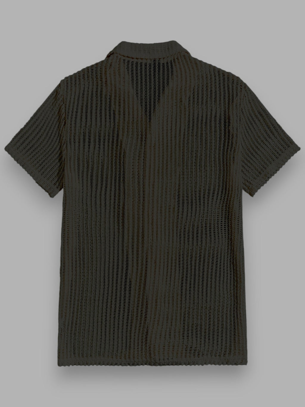 Men’s Knit Button-Down Shirt – Shirt