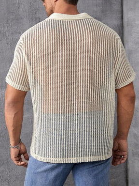 Men’s Knit Button-Down Shirt – Palawan Shirt