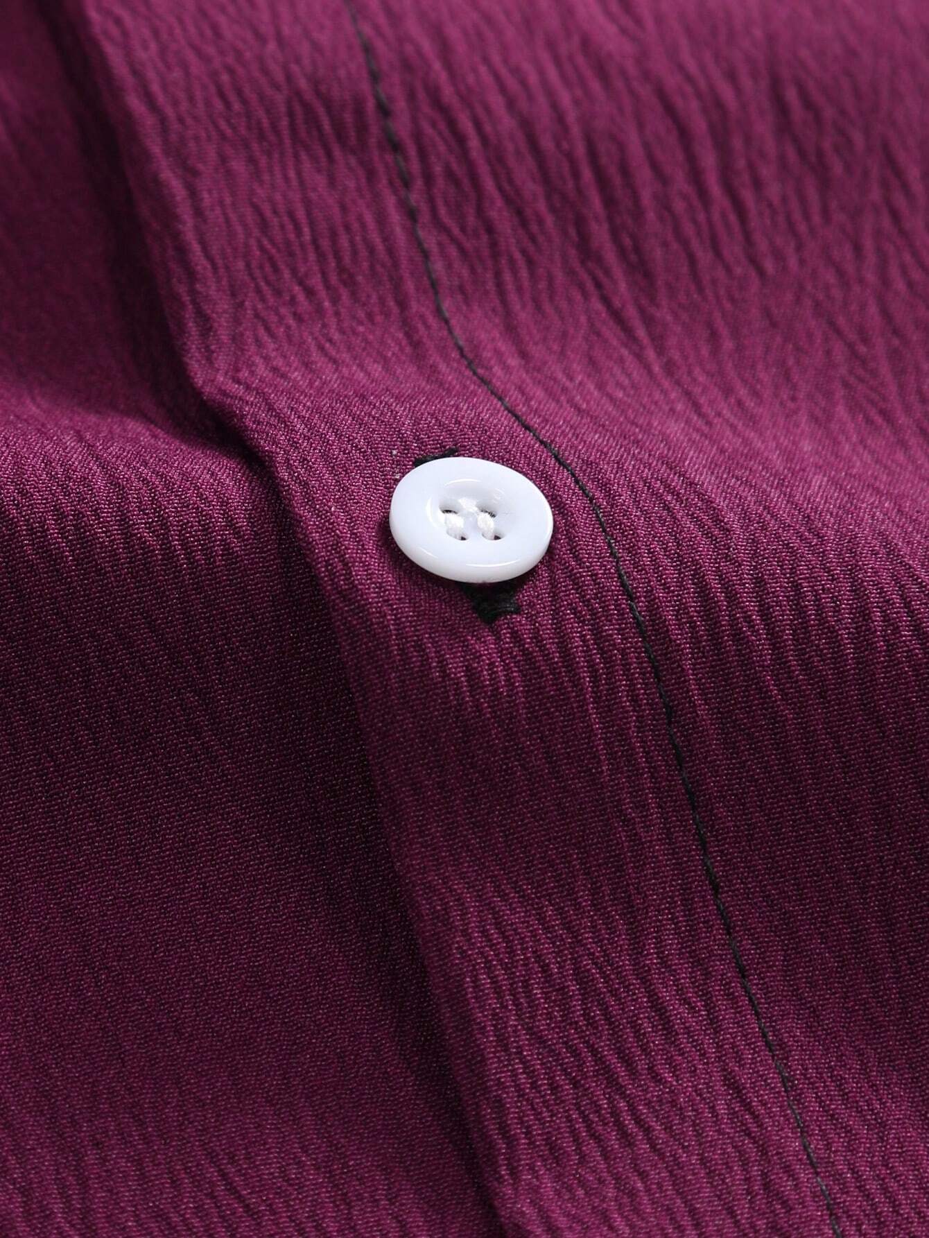 Men’s Grandad Collar Short Sleeve Shirt – Shirt