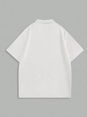 White Button-Up Shirt with Angels – Angel Legacy Shirt