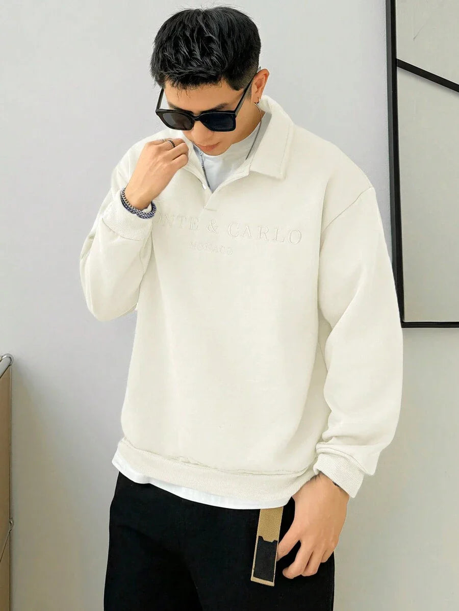 Men’s Embroidered Sweater – Monte Carlo Sweater