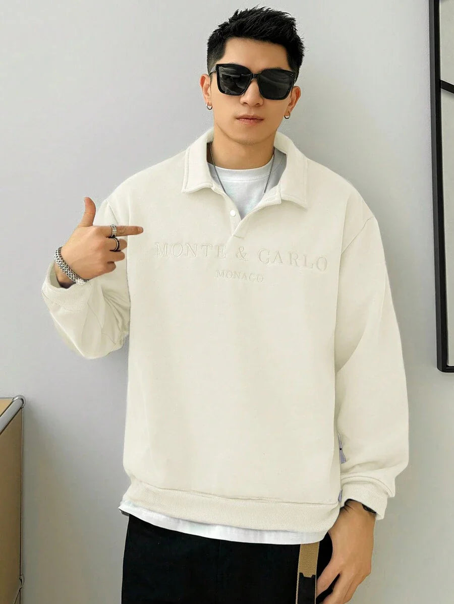 Men’s Embroidered Sweater – Monte Carlo Sweater