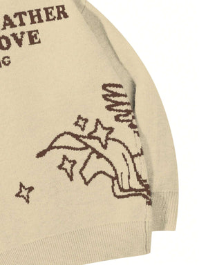 Men’s Printed Sweater – Cupid Love Sweater