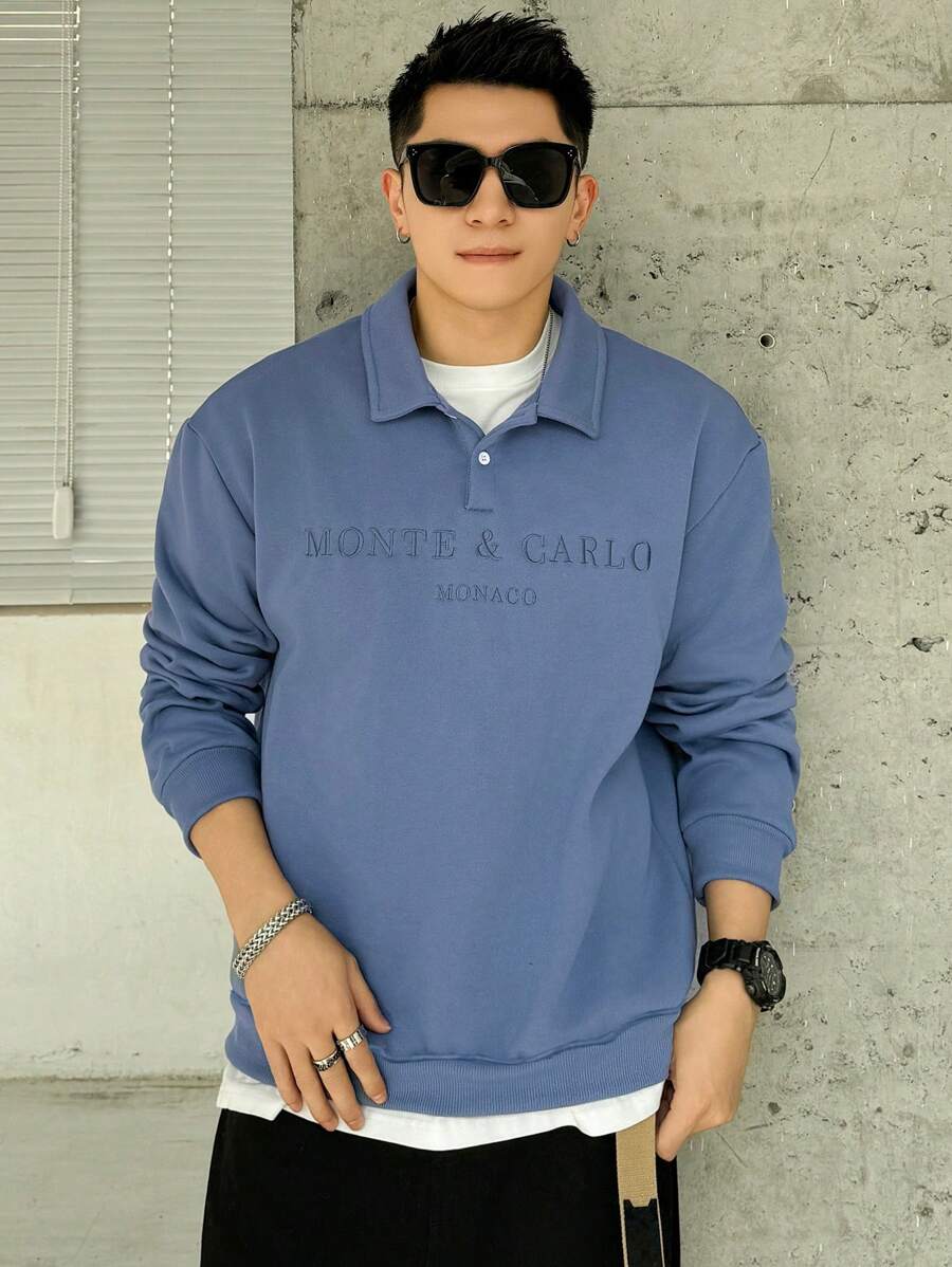 Men’s Embroidered Sweater – Monte Carlo Sweater