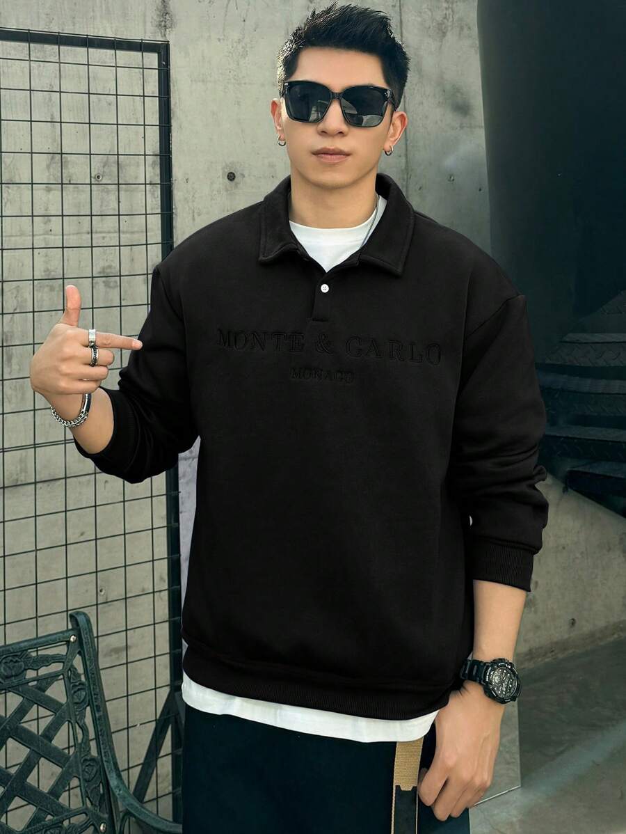 Men’s Embroidered Sweater – Monte Carlo Sweater