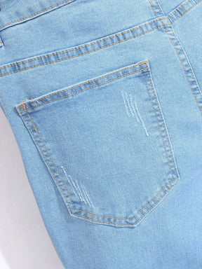 Men’s Distressed Jeans with Details – Dallas Jeans