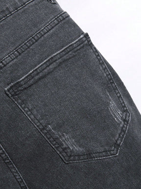Men’s Distressed Jeans with Details – Dallas Jeans