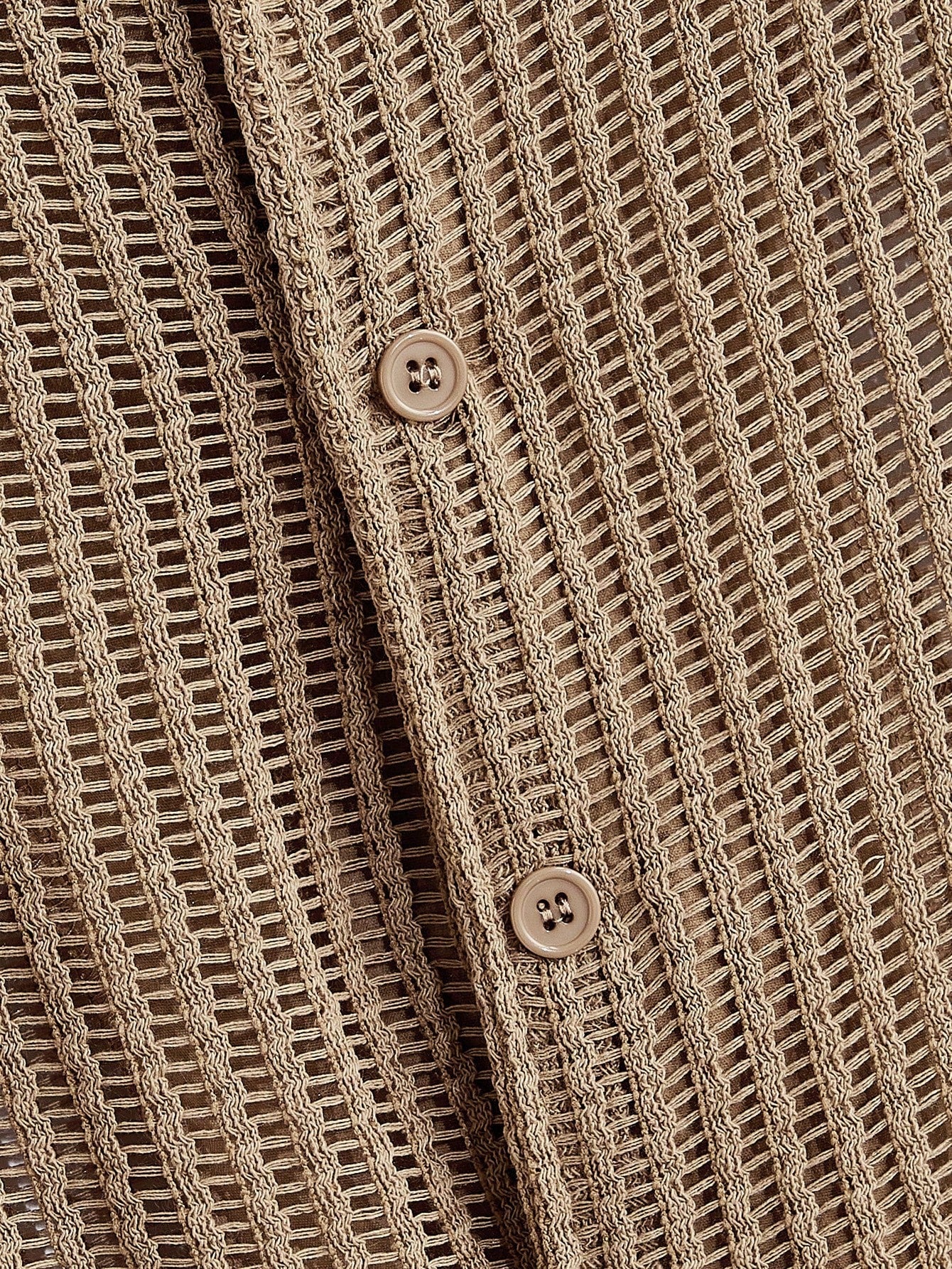 Men’s Knit Button-Down Shirt – Shirt