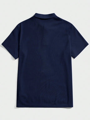 Men’s Textured Polo Shirt – Athens Shirt