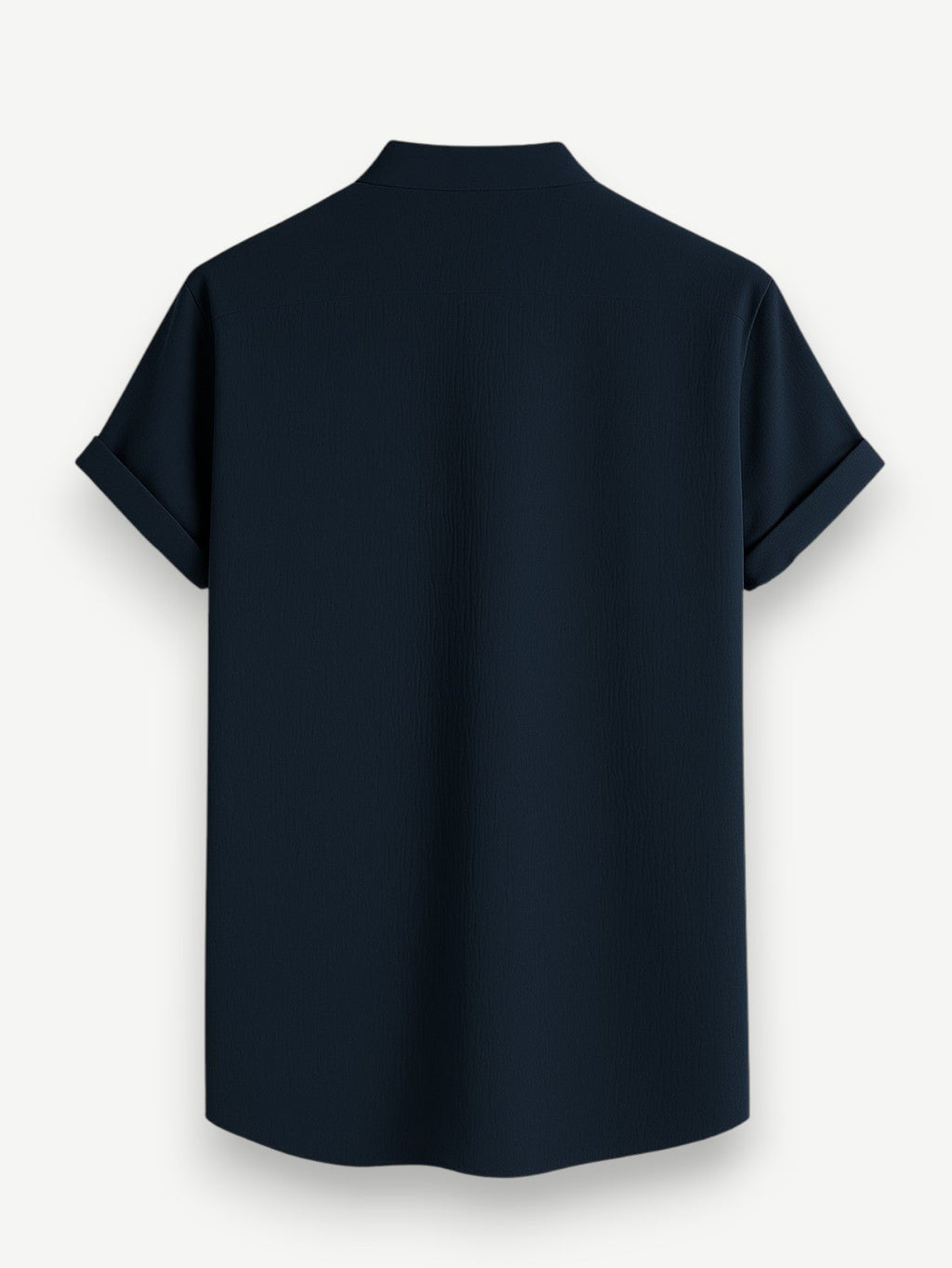 Men’s Grandad Collar Short Sleeve Shirt – Shirt