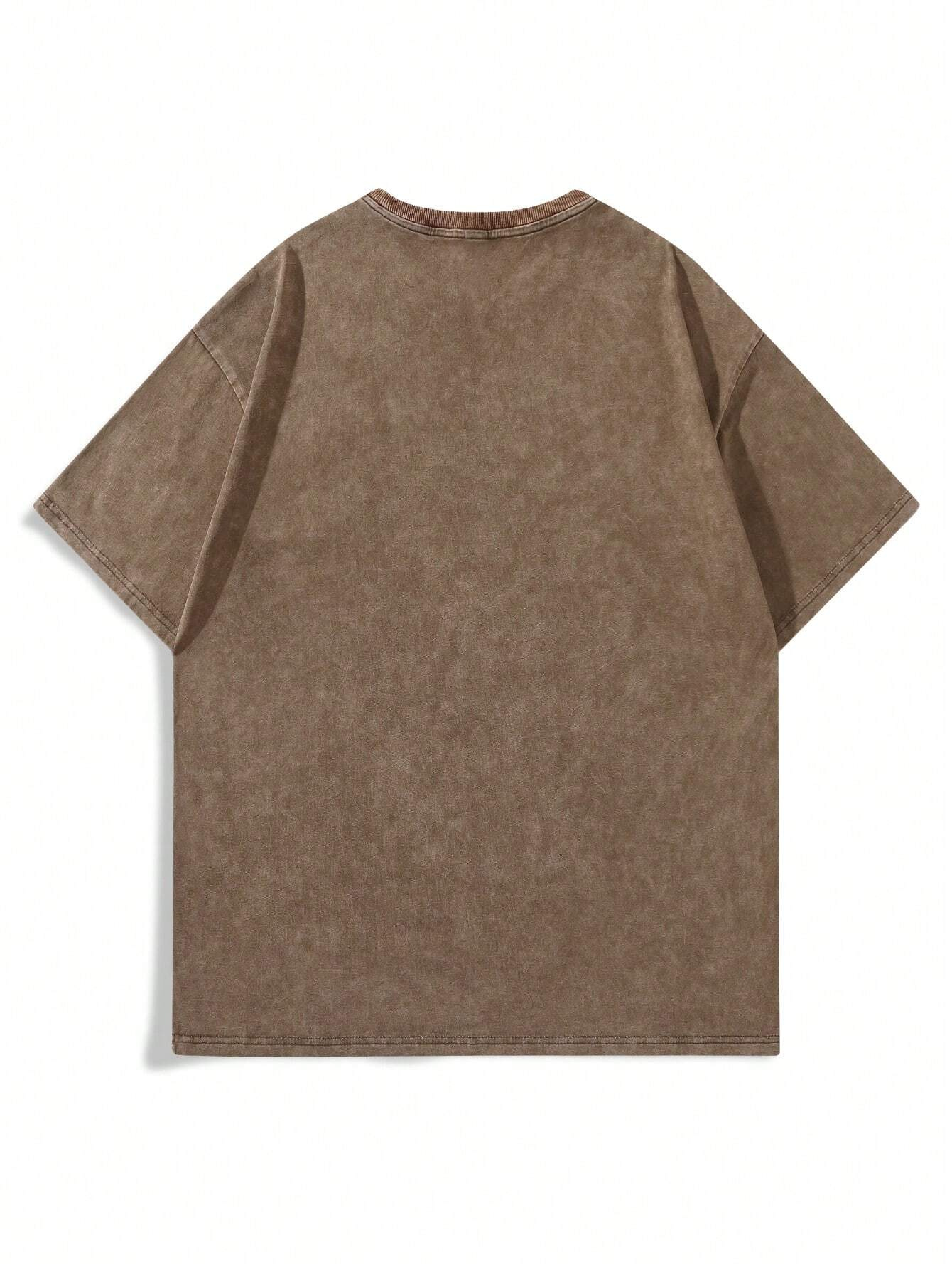Men’s Oversized Distressed T-Shirt – Futury Lady T-Shirt