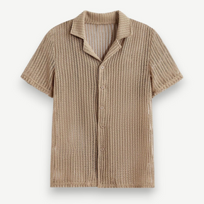 Men’s Knit Button-Down Shirt – Palawan Shirt
