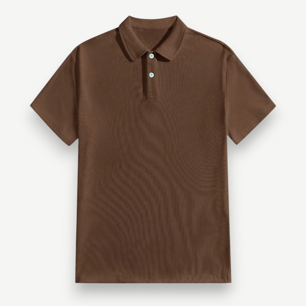Men’s Textured Polo Shirt – Athens Shirt
