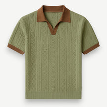 Men’s Textured Polo Shirt – Ravello Shirt