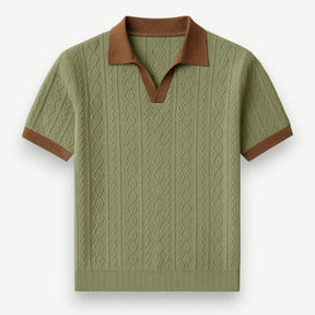 Men’s Textured Polo Shirt – Ravello Shirt