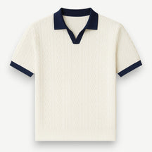 Men’s Textured Polo Shirt – Ravello Shirt