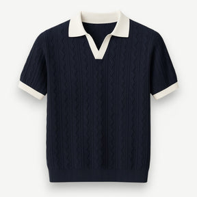 Men’s Textured Polo Shirt – Ravello Shirt