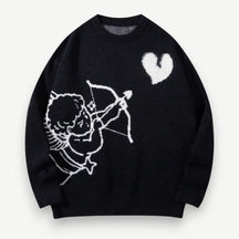 Men’s Printed Sweater – Cupid Love Sweater