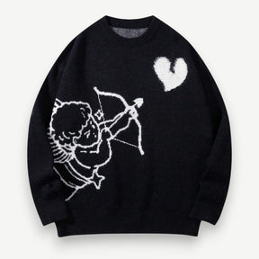 Men’s Printed Sweater – Cupid Love Sweater