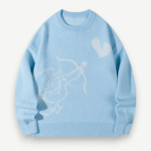 Men’s Printed Sweater – Cupid Love Sweater